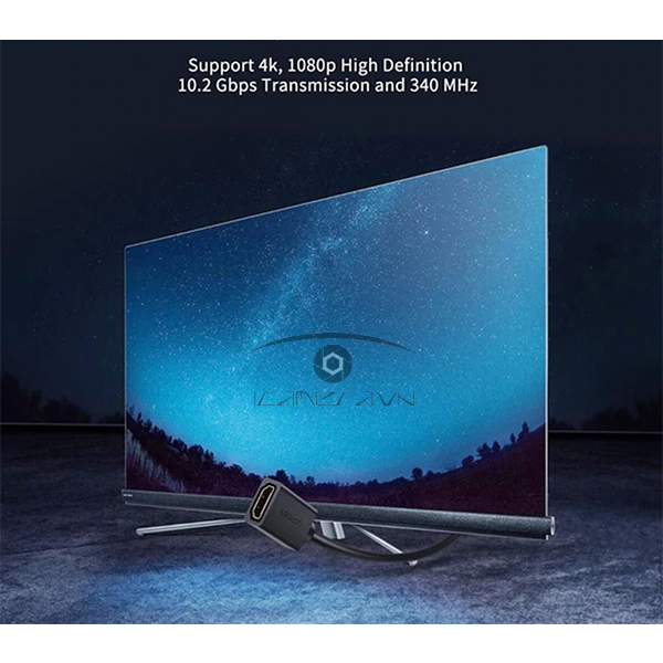 Cáp nối dài HDMI tròn chính hãng Ugreen 10140/10141/10142