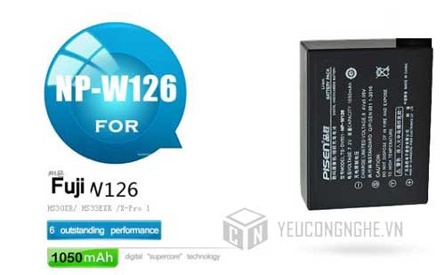 Pin cho máy ảnh Fujifilm NP-W126 Pisen