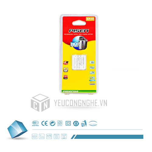 Pin cho máy ảnh Fujifilm NP40 Pisen