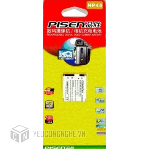 Pin cho máy ảnh Fujifilm NP45 Pisen