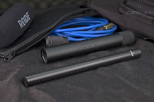 Mic thu âm shotgun Rode NTG3B chuyên nghiệp cho ekip làm phim phiên bản màu đen