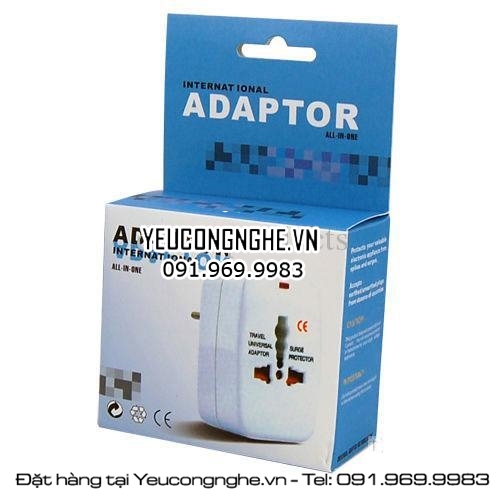 Ổ cắm điện đa năng du lịch universal travel adapter nhiều đầu