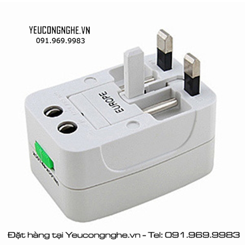 Ổ cắm điện đa năng du lịch universal travel adapter nhiều đầu