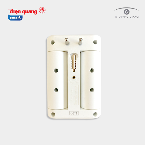 Ổ cắm Xoay 90° Thông Minh Điện Quang Apollo ĐQ SPS1.1 05 USB WiFi ( Kiểu ổ cắm xoay, 5 lỗ ổ cắm 3 chấu, và 2 lỗ USB, sử dụng WiFi )