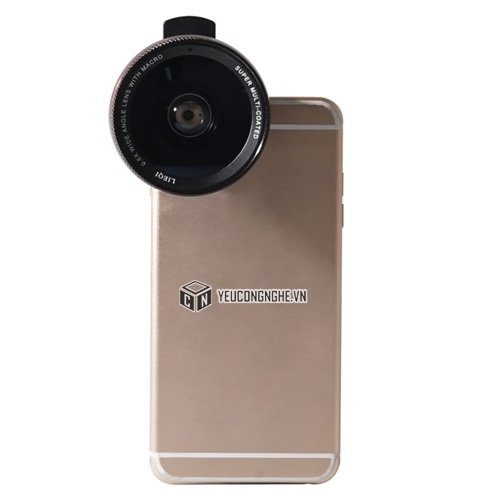 Ống kính 2 trong 1 chụp ảnh smartphone góc rộng - macro LIEQI LQ-025