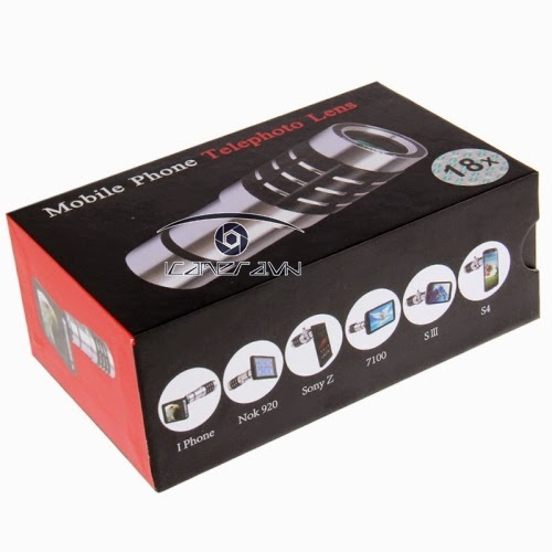 Ống kính telephoto zoom xa 18x đa năng cho mọi smartphone