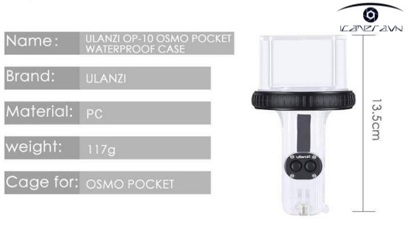 op ulanzi chong tham nuoc cho osmo pocket gia re ha noi