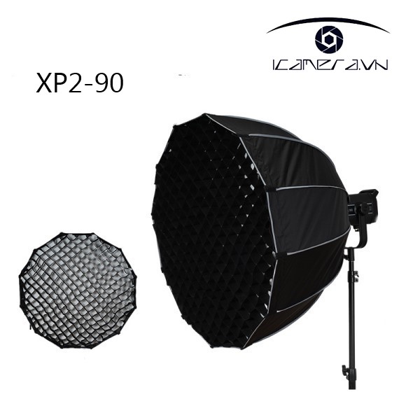 Softbox Parabolic thao tác nhanh  XP2-90 kèm lưới tổ ong