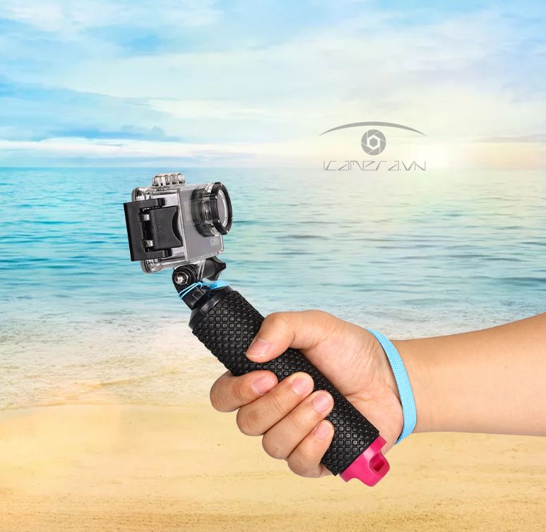 Phao Gopro Hero cầm tay có nắp đóng mở tiện dụng