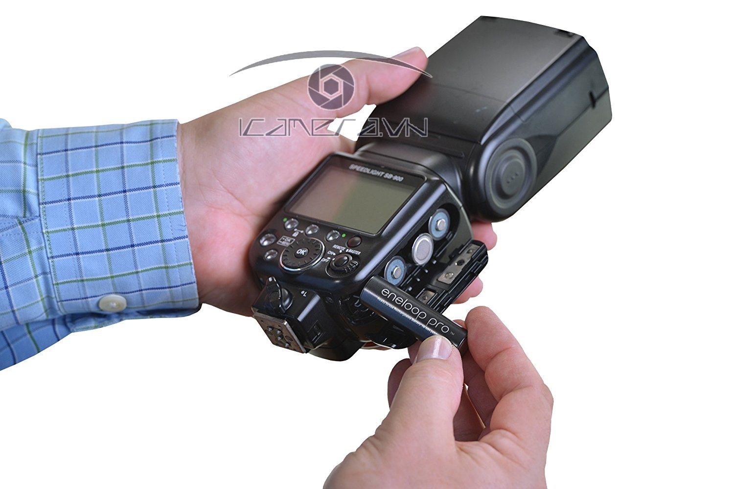 Pin sạc AA eneloop pro BK-3HCCE chính hãng panasonic