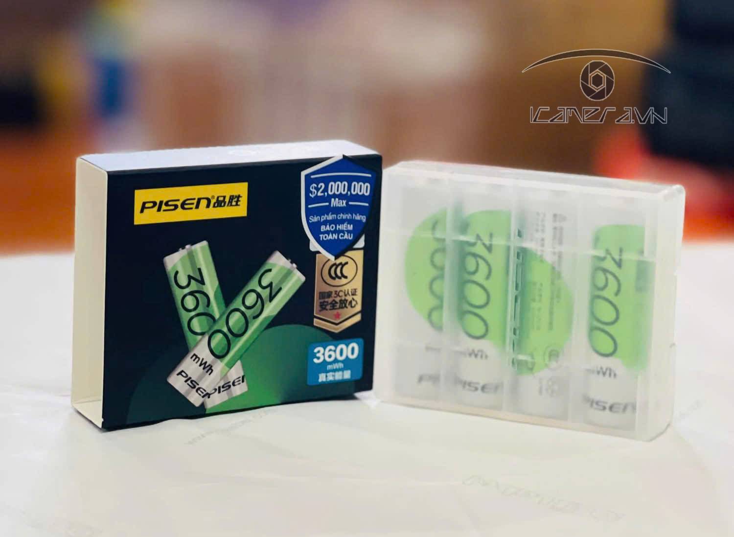 Pin sạc Pisen AA5 (PISEN-4) 3600mWh 1.5V