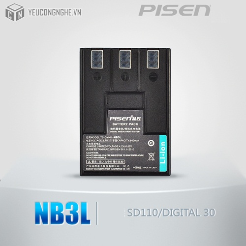 Pin cho máy ảnh Canon NB-3L Pisen