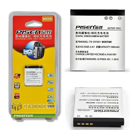 Pin cho máy ảnh Panasonic BCK7GK Pisen
