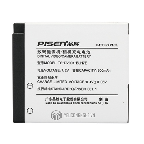 Pin cho máy ảnh Panasonic BLH7E Pisen