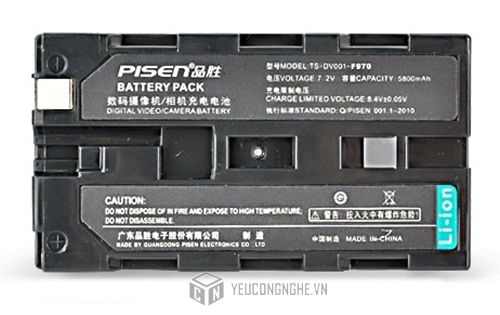 Pin cho máy ảnh Sony F970 Pisen