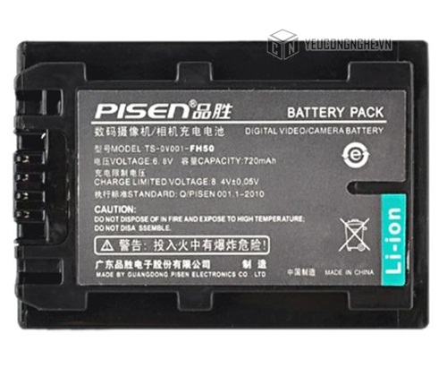 Pin cho máy ảnh Sony FH50 Pisen