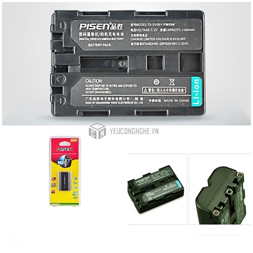 Pin cho máy ảnh Sony FM55H Pisen
