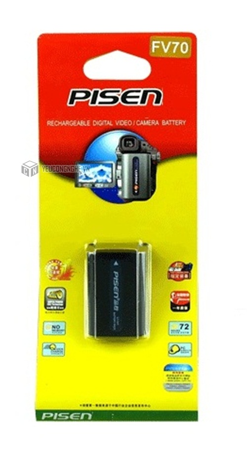 Pin cho máy ảnh Sony FV70 Pisen