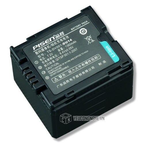 Pin cho máy quay Panasonic DU14 Pisen
