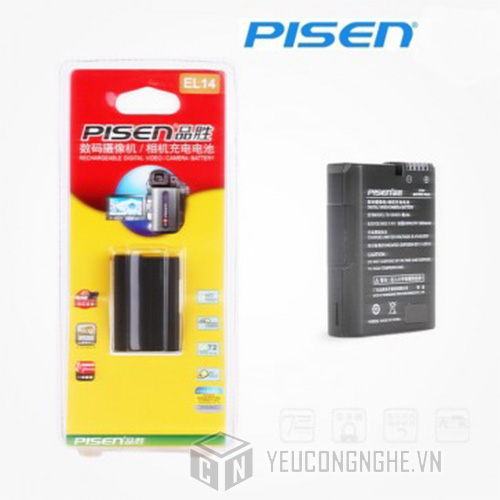 Pin cho máy ảnh Nikon EL-14 hãng Pisen