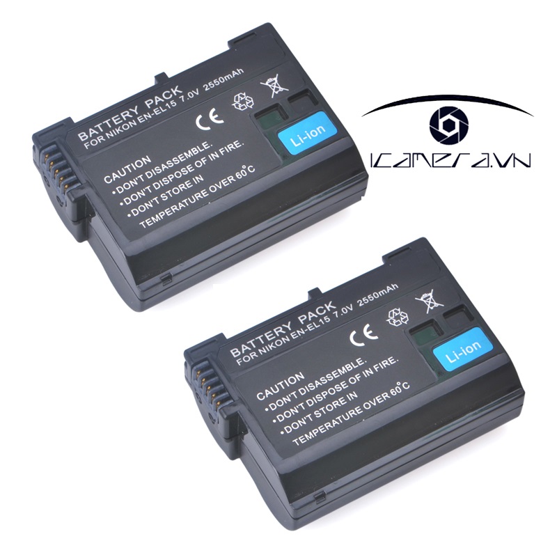 Pin EN-EL15 chất lượng cho máy ảnh Nikon D7000, D7100, D800, D800E
