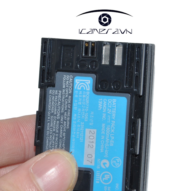 Pin máy ảnh LP-E6 dùng cho Canon 5D II, 7D, 6D, 60D, Canon 5D III