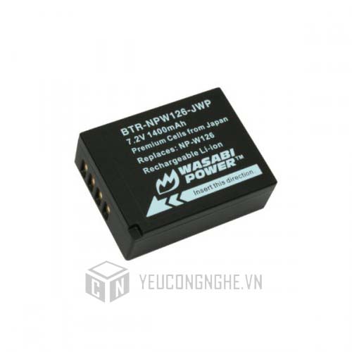 Bộ 1 pin 1 sạc cho máy ảnh Fujifilm NP-W126 Wasabi