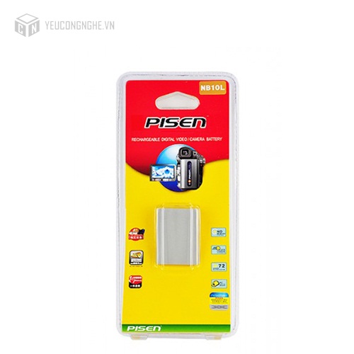 Pin cho máy ảnh Canon NB10L Pisen