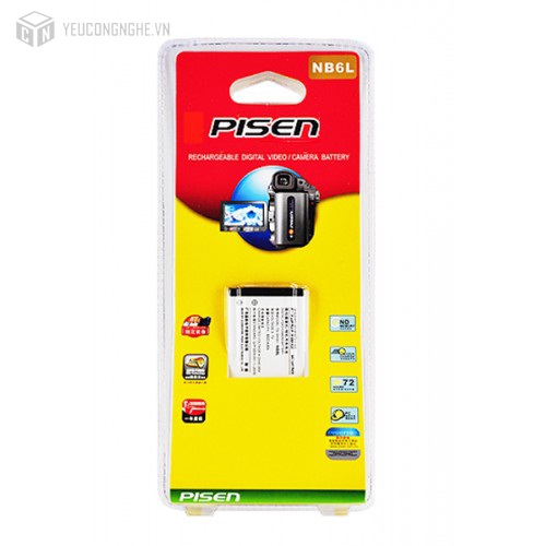 Pin cho máy ảnh Canon NB6L Pisen