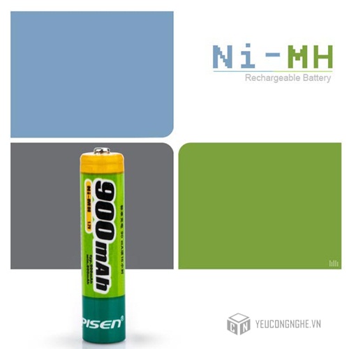 Pin sạc AAA 900mAh Pisen bộ 2 pin giá rẻ PS-900