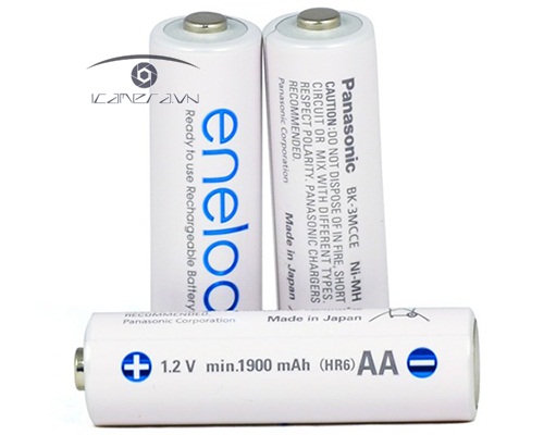 Bộ sạc pin Eneloop tiêu chuẩn 10 giờ K-KJ51MCC20V kèm 2 viên pin AA