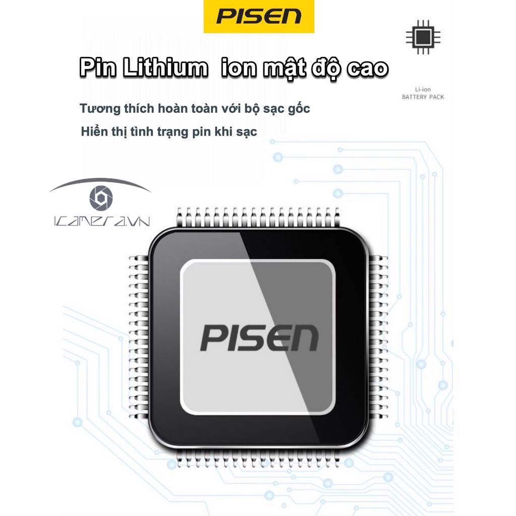 Pin Máy Ảnh Pisen Nikon EL3E+