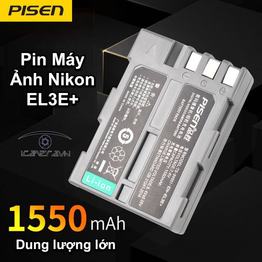 Pin Máy Ảnh Pisen Nikon EL3E+
