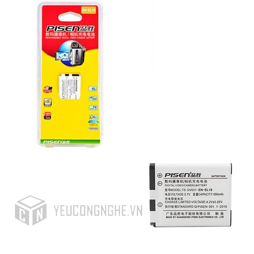 Pin cho máy ảnh Nikon EN-EL19 Pisen