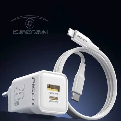 Sạc nhanh PISEN QUICK - Vivid USB-C 20W GaN EU 1C1A CL1200