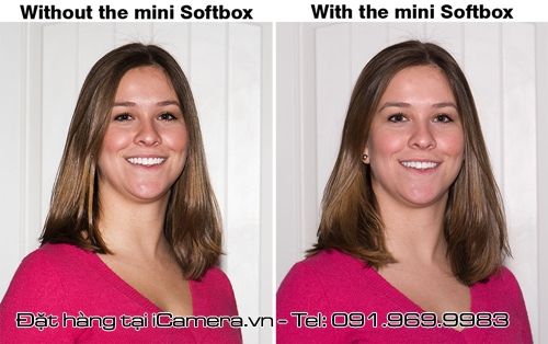 Lồng tản sáng flash soft box trang thiết bị studio 45x45cm