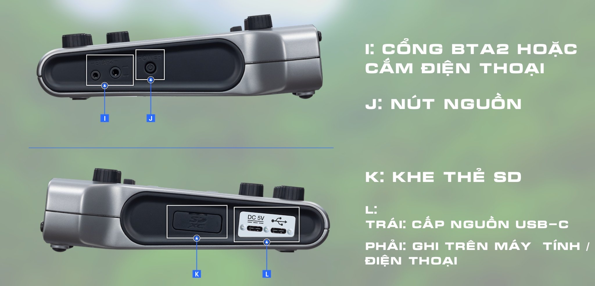 Bộ thu âm 4 kênh Zoom PodTrak P4