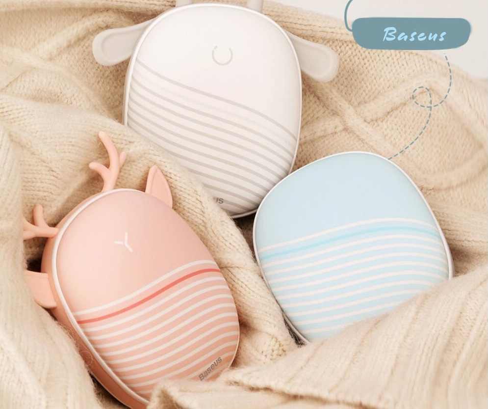Thiết bị sưởi ấm cầm tay có đèn chiếu sáng Baseus JPD-Q78