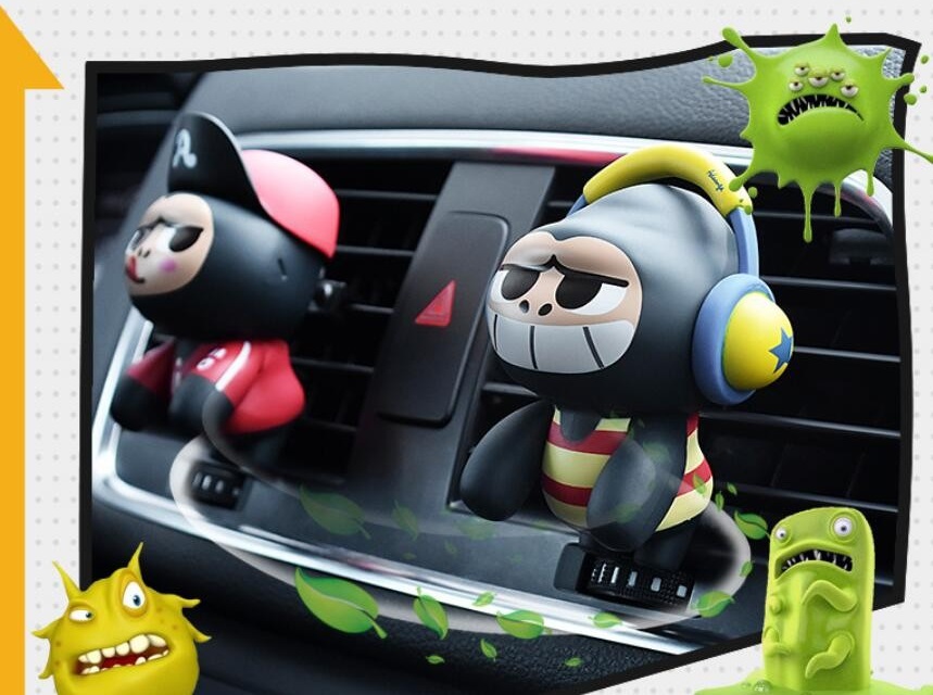 Nước hoa cho xe hơi hình chú khỉ Adoonga ngộ nghĩnh FA-K01