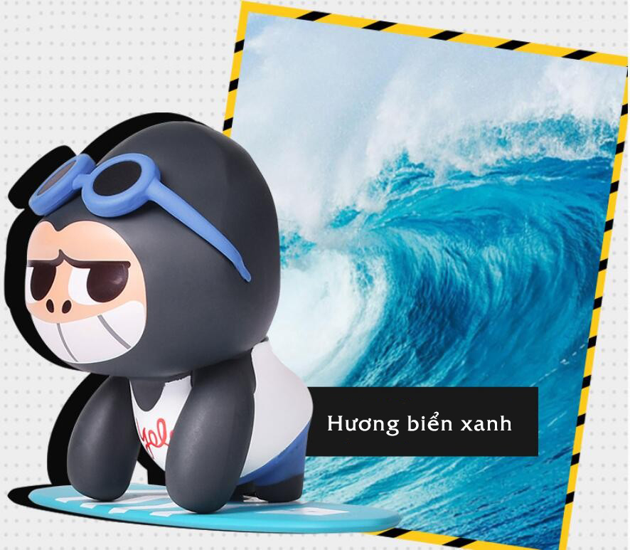 Nước hoa cho xe hơi hình chú khỉ Adoonga ngộ nghĩnh FA-K01