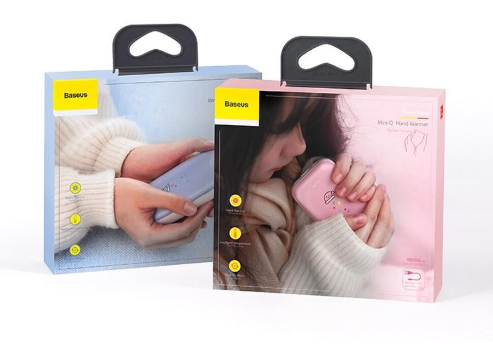 Thiết bị sưởi ấm cầm tay kiêm sạc dự phòng cho điện thoại 10000mAh Baseus M25N