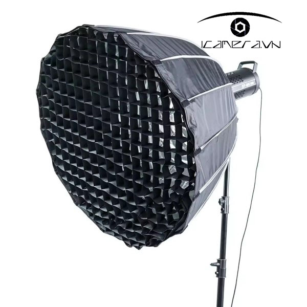 Softbox Parabolic thao tác nhanh QP2-70 kèm lưới tổ ong