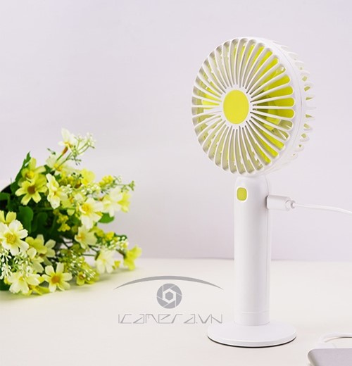 Quạt sạc pin cầm tay có chân đế USB Hand Mini Fan M8