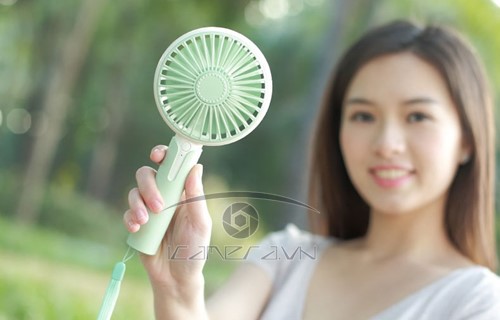 Quạt sạc pin cầm tay có chân đế USB Hand Mini Fan M8