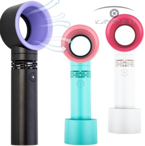 Quạt cầm tay mini không cánh ZERQ9 sẵn hàng tại Hà Nội