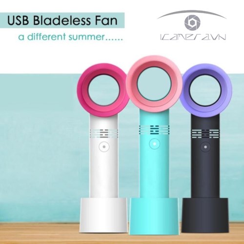 Quạt cầm tay mini không cánh ZERQ9 sẵn hàng tại Hà Nội