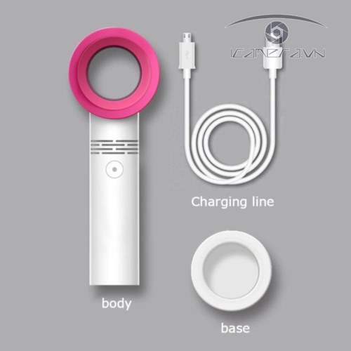 Quạt cầm tay mini không cánh ZERQ9 sẵn hàng tại Hà Nội