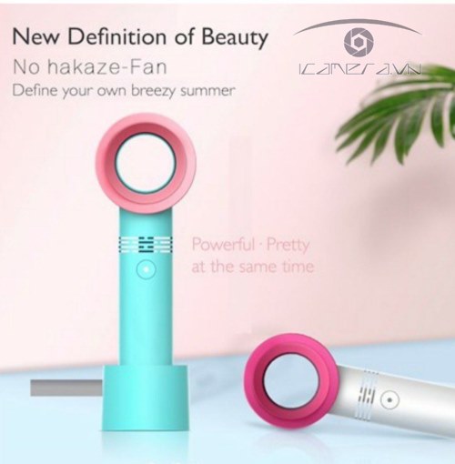 Quạt cầm tay mini không cánh ZERQ9 sẵn hàng tại Hà Nội