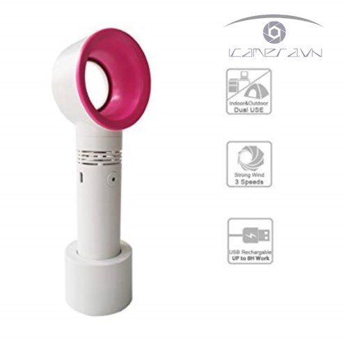 Quạt cầm tay mini không cánh ZERQ9 sẵn hàng tại Hà Nội