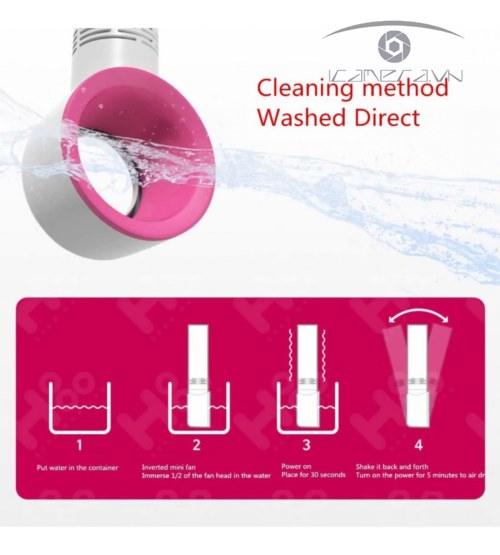 Quạt cầm tay mini không cánh ZERQ9 sẵn hàng tại Hà Nội